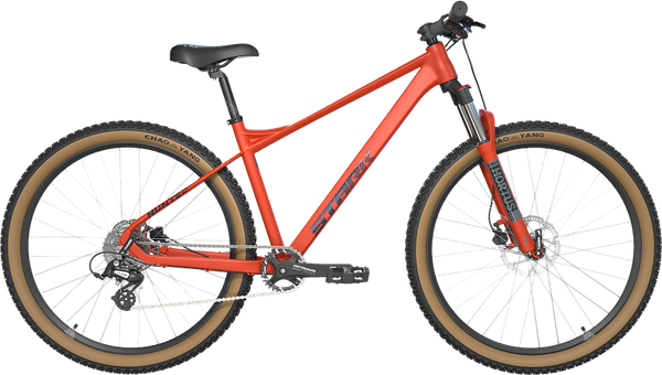 Велосипед STARK 25 Hunter 29.2 (XL/21, оранжевый матовый/грозовой)