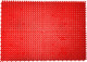 Коврик грязезащитный Пластизделие Из полиэтиленового модуля 40x56 (красный) - 