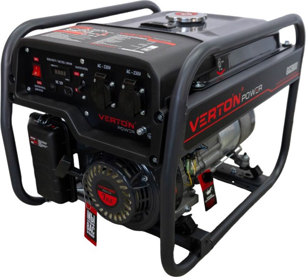 Бензиновый генератор Verton Power GG3900 / 01.15815.15817