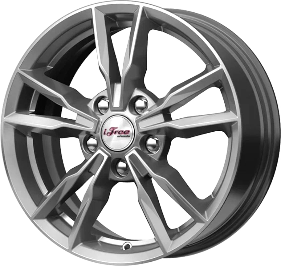 Литой диск iFree Икигай 16x6.5" 5x114.3мм DIA 60.1мм ET 45мм Хай-вэй