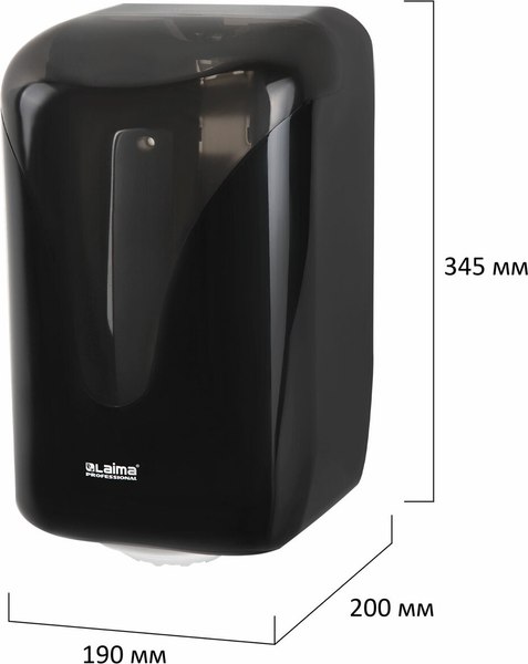Диспенсер Laima Extra Professional / 609477 (черный)