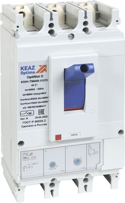 

Выключатель автоматический, OptiMat D630F-TM320-УХЛ3 / 291469