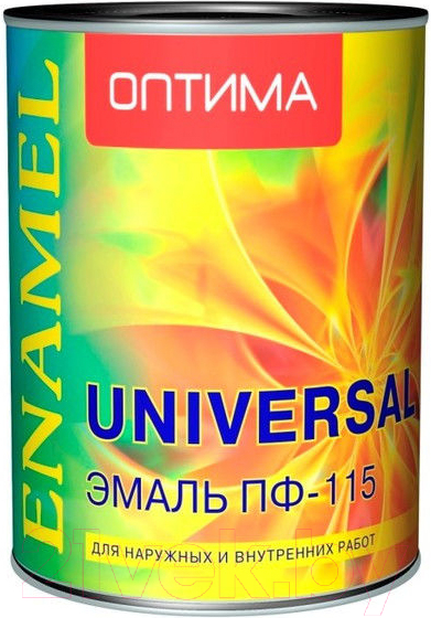 Эмаль Оптима ПФ-115 (900г, голубой)