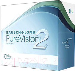 Изображение товара Контактная линза PureVision 2 Sph-8.00R8.6