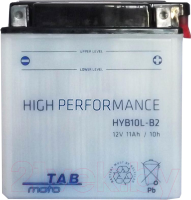 Мотоаккумулятор TAB YB10L-B2 / 187515 (11 А/ч)