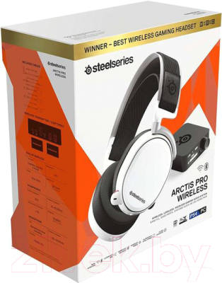 Беспроводные наушники SteelSeries Arctis Pro Wireless / 61474 (белый)
