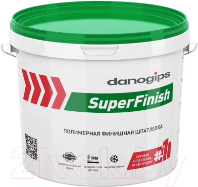 Шпатлевка готовая Danogips SuperFinish (28кг)