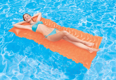 Надувной матрас для плавания Intex 58807 (оранжевый)