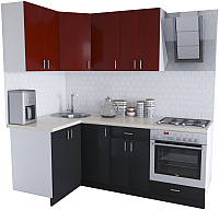 

Готовая кухня Хоум Лайн, Кристалл Люкс 1.2x2.1
