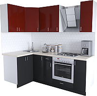 

Готовая кухня Хоум Лайн, Кристалл Люкс 1.2x2.2