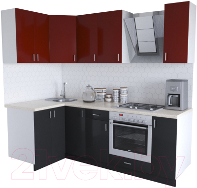 

Готовая кухня Хоум Лайн, Кристалл Люкс 1.2x2.3