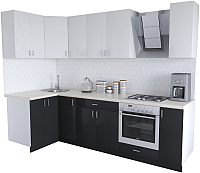 

Готовая кухня Хоум Лайн, Кристалл Люкс 1.2x2.7