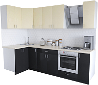 

Готовая кухня Хоум Лайн, Кристалл Люкс 1.2x2.7