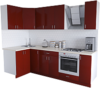 

Готовая кухня Хоум Лайн, Кристалл Люкс 1.2x2.6