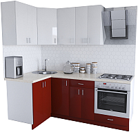

Готовая кухня Хоум Лайн, Кристалл Люкс 1.2x2.1