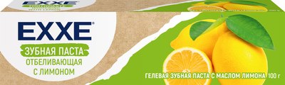 Зубная паста Exxe Отбеливающая с лимоном (100г) - 