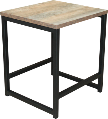 Табурет Allerd Rion 38x35x43 / 3010210300 (черный муар/австралийское дерево) - 