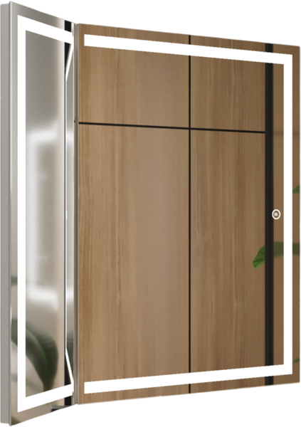 Зеркало Style Line Лайт поворотное с LED-подсветкой 75x70