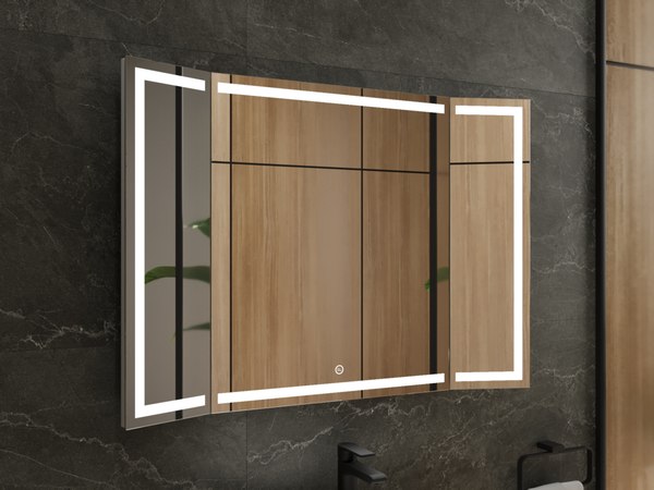 Купить Зеркало Style Line Лайт поворотное с LED-подсветкой 100x70 в Молодечно