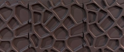 Панель ПВХ KMS Doga 100x600 / S331-10-CM (кофе мокко) - 