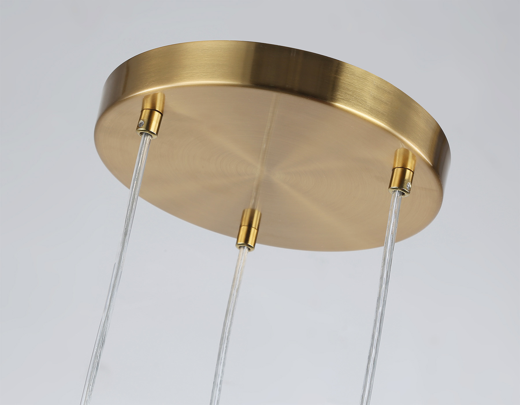 Люстра Ambrella LH55112/3 BS/FR/TI (латунь/белый матовый/янтарь) — фото 6