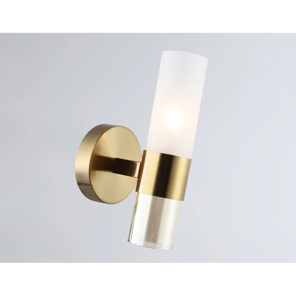 Бра Ambrella LH55116 BS/FR/TI (латунь/белый матовый/янтарь) — фото 6