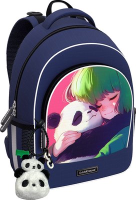 

Школьный рюкзак, ErgoLine 15L Panda Hugs / 62794