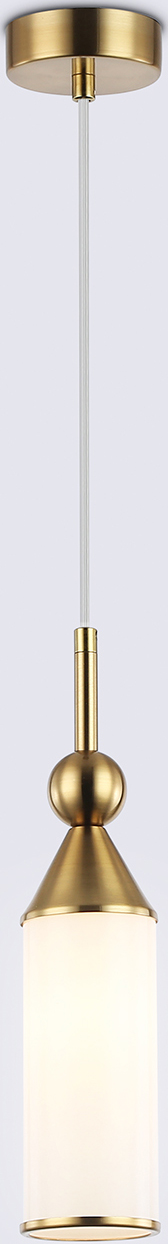 Потолочный светильник Ambrella LH55271 BS/FR (латунь/белый матовый)