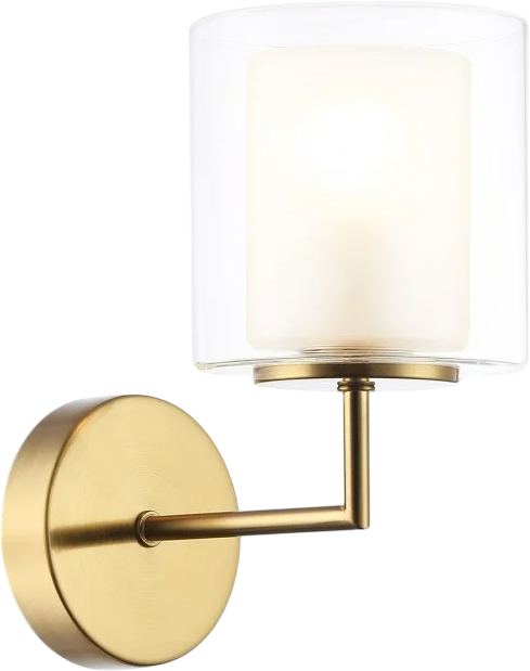 Бра Ambrella LH56015 BS/FR (латунь/белый матовый)