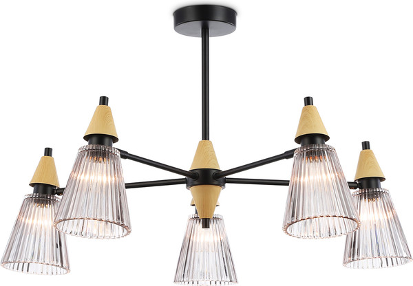 Люстра Ambrella LH58114/5 BK/LW/SM