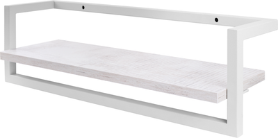 Полка Allerd 40 Rion 40x18x18 / 4080110200 (белый муар/энигма) -