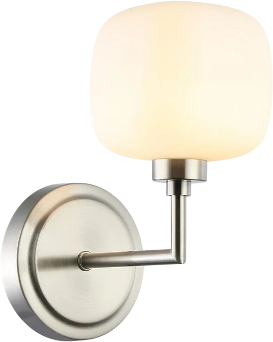 Бра Ambrella LH53007 SN/FR (сатин никель/белый матовый)