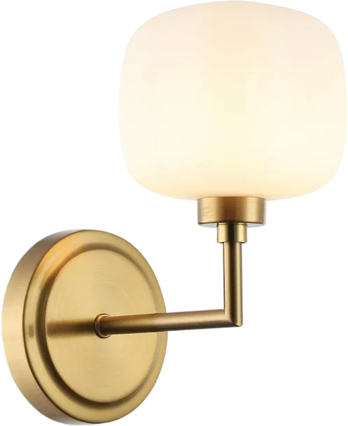 Бра Ambrella LH53021 BS/FR (латунь/белый матовый)