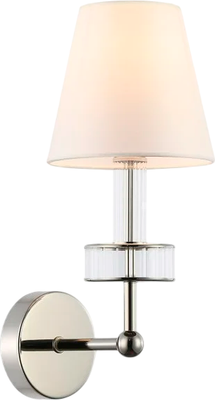 Бра Ambrella LH71005 BN/WH (никель/белый) -