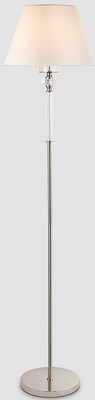 Торшер Ambrella LH71008 BN/WH (никель/белый) -