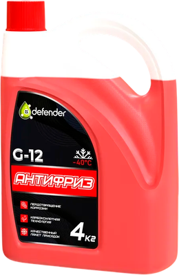 Антифриз Defender Auto G-12 / 10413 (4кг) - 