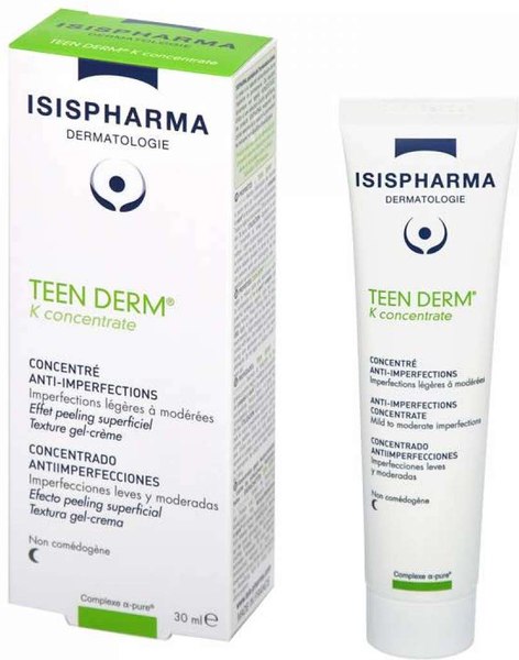 Гель для лица Isis Pharma Teen Derm K Concentrate (30мл)