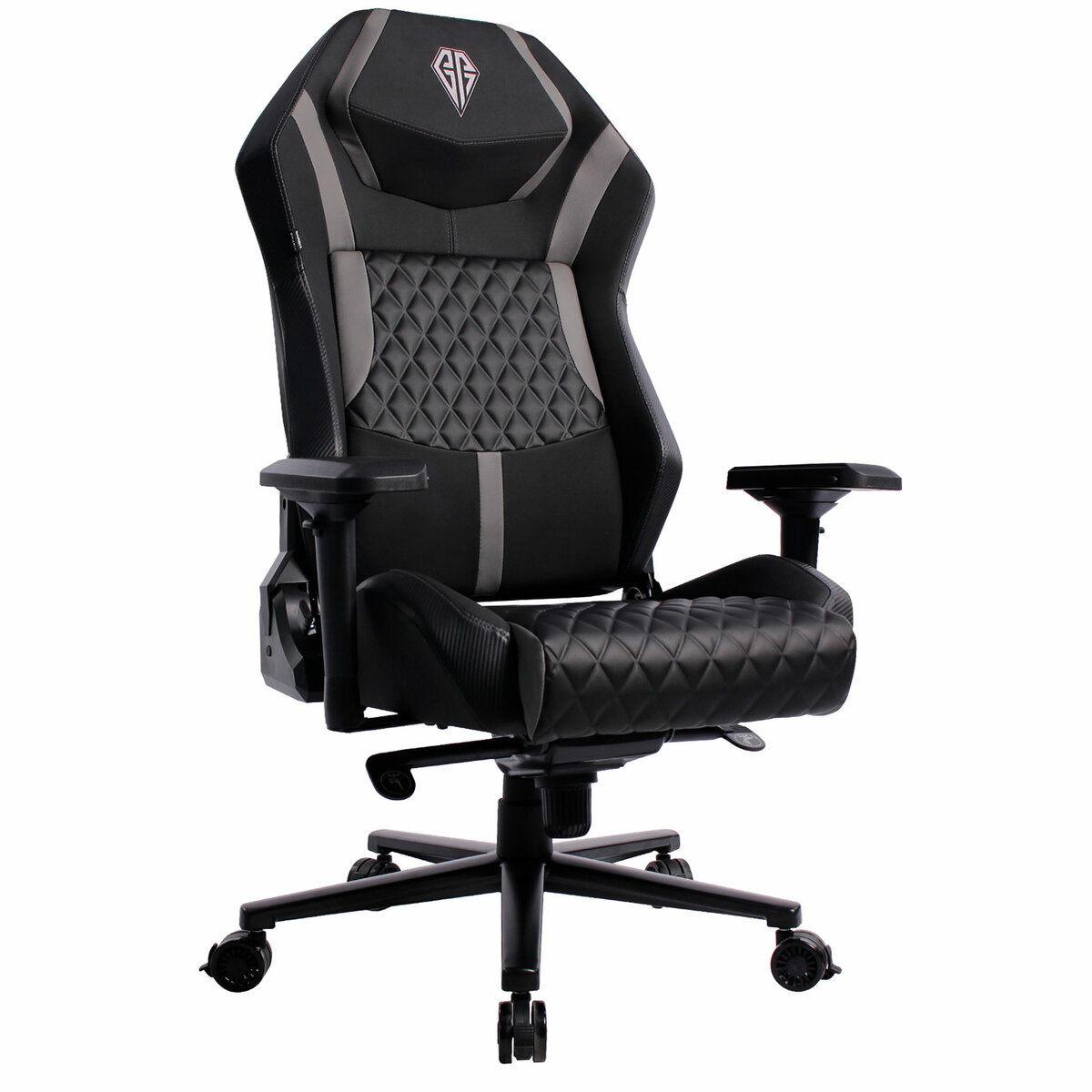 Кресло геймерское Brabix GM-160 / 532952 (черный/серый)