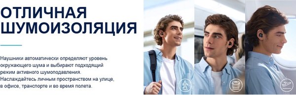 Беспроводные наушники Anker Soundcore TWS Space A40 A3936 / SDC-A3936G32-BL (синий)