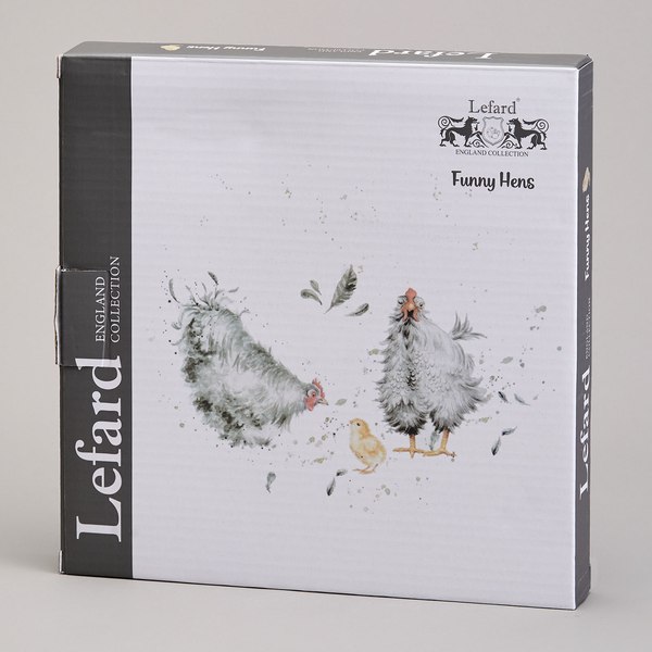 Тарелка закусочная (десертная) Lefard Funny Hens 358-2298