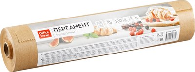 Бумага для выпечки OfficeClean 100м (бежевый) - 