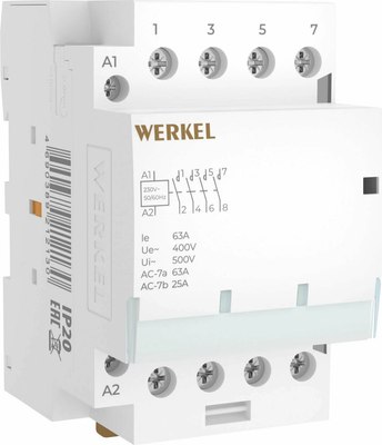 Контактор Werkel 63 A 4NO / W943M63O - 