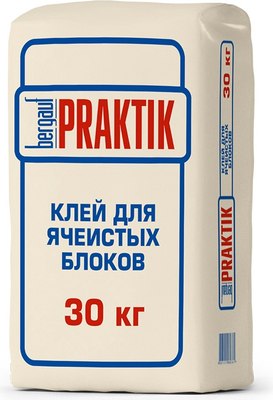 

Клей для блоков, Praktik Зима
