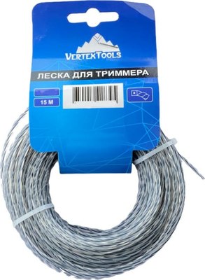 Леска для триммера Vertex Tools 2.7мм / YK-999-2.7-15 (15м) - 