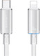 Кабель Usams Cloud US-SJ659 Type-C-Lightning (1.2м, белый) -