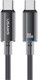 Кабель Usams Cloud US-SJ660 Type-C-Type-C (1.2м, черный) -