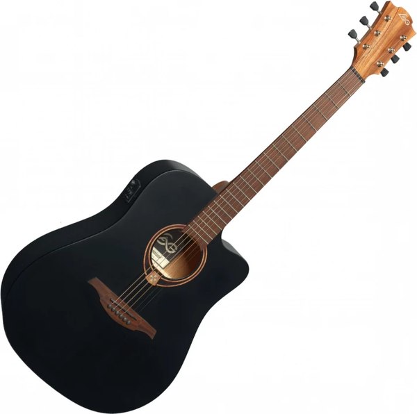 Электроакустическая гитара LAG T70DCE-BLS