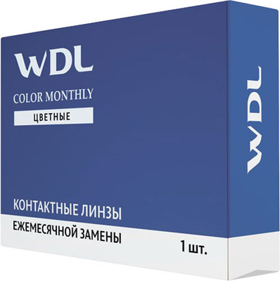 

Контактная линза, Color Monthly BC 8.6 aqua -5.00