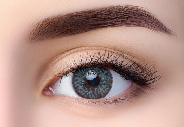 Контактная линза WDL Color Monthly BC 8.6 aqua -6.00