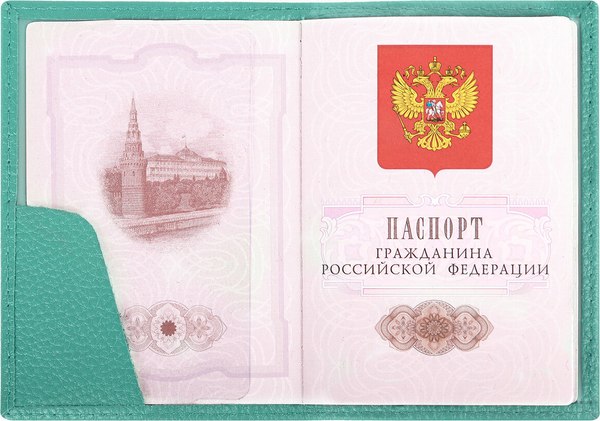 Обложка на паспорт Brauberg 238862 (мятный)